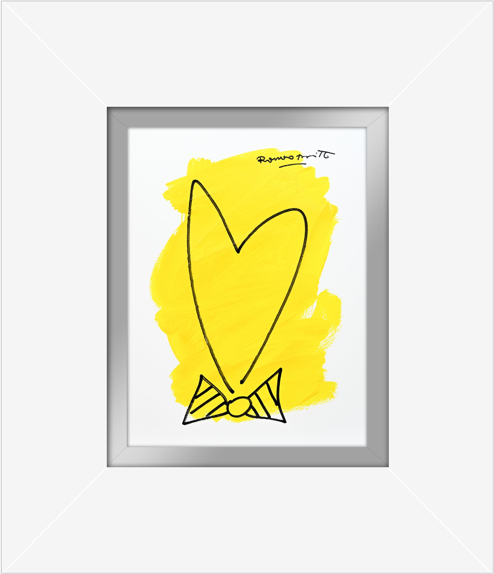 two color collection original drawing  artistic colorful design collectible