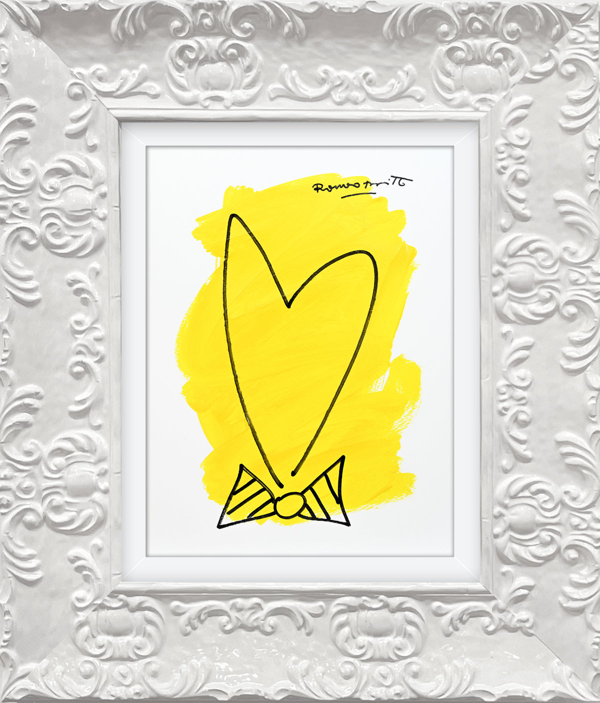 two color collection original drawing  colorful decorative collectible gift idea