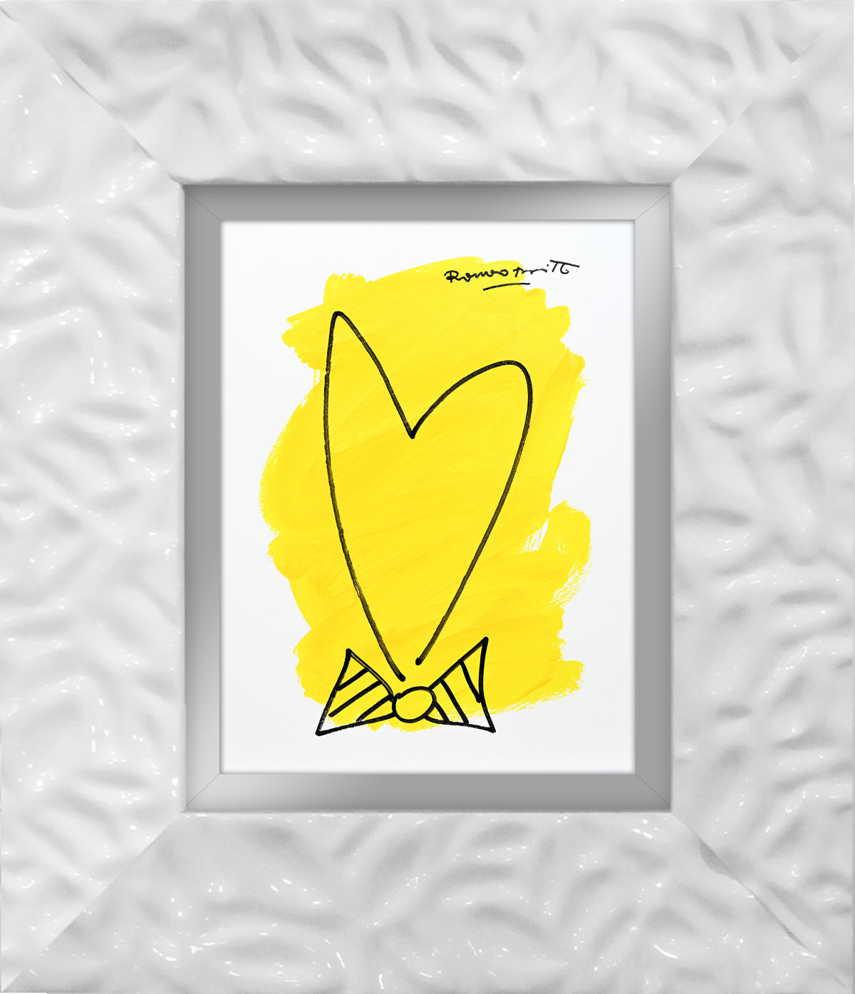 modern pop art two color collection original drawing  vibrant home decor