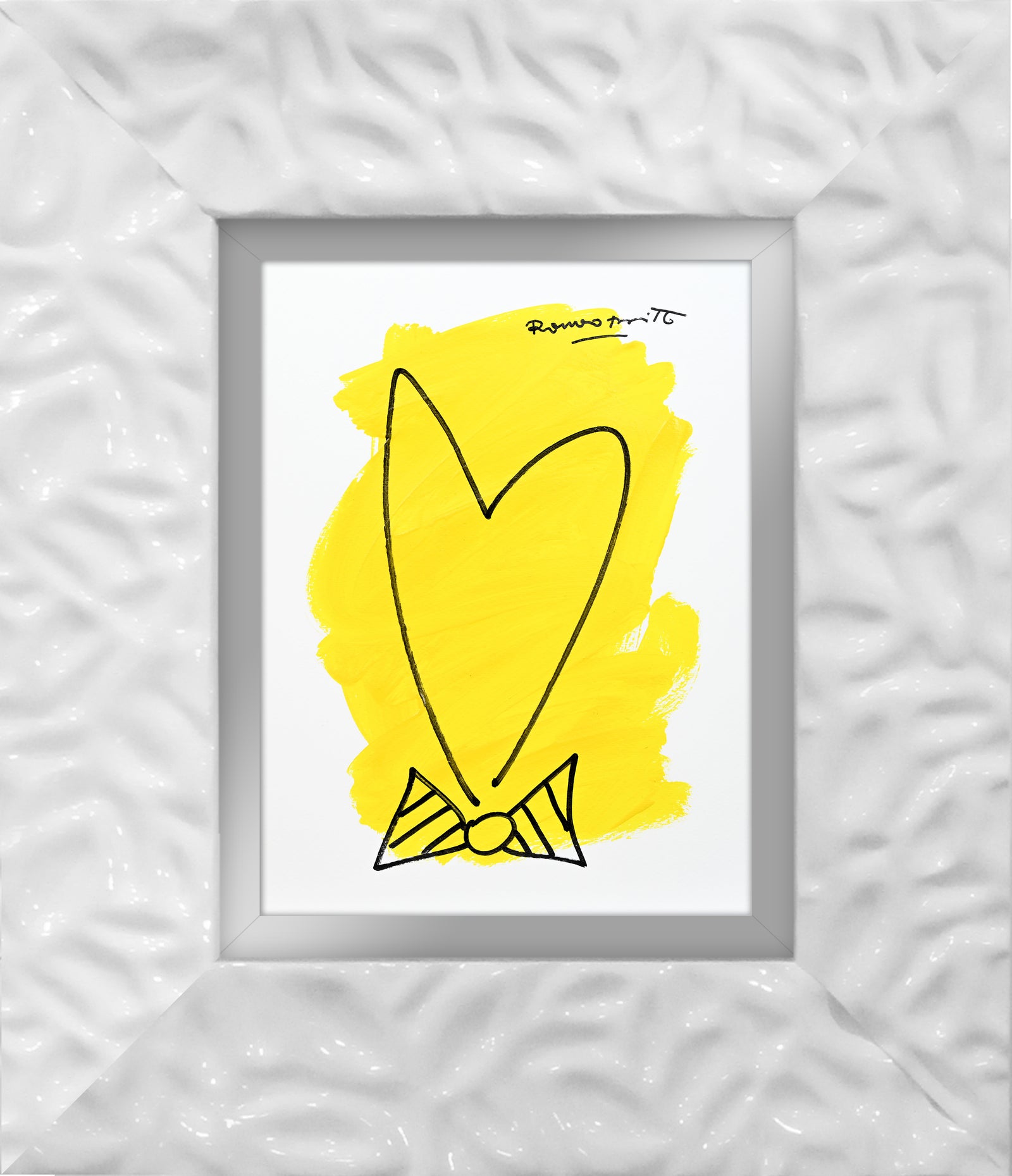 modern pop art two color collection original drawing  vibrant home decor