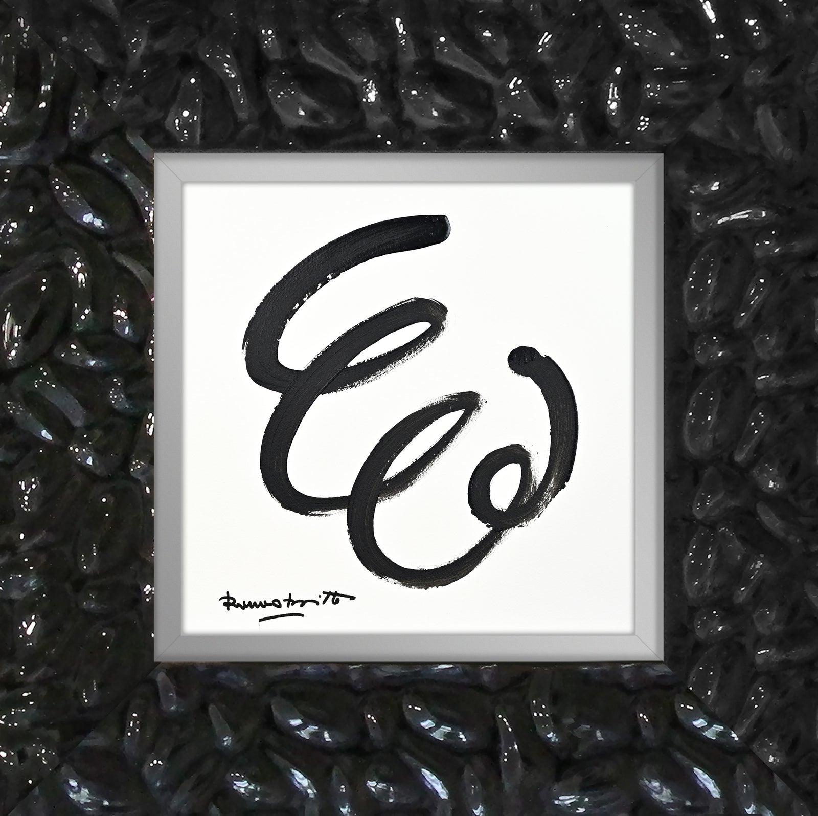 two color collection original drawing  artistic colorful design collectible