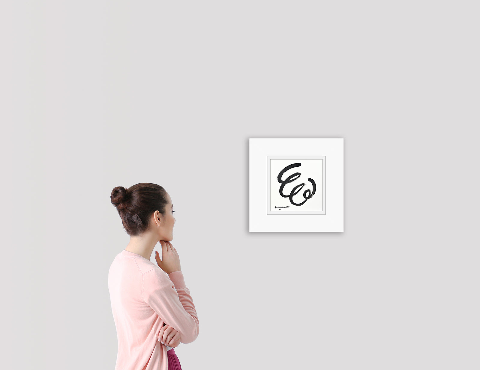 two color collection original drawing  artistic colorful design collectible