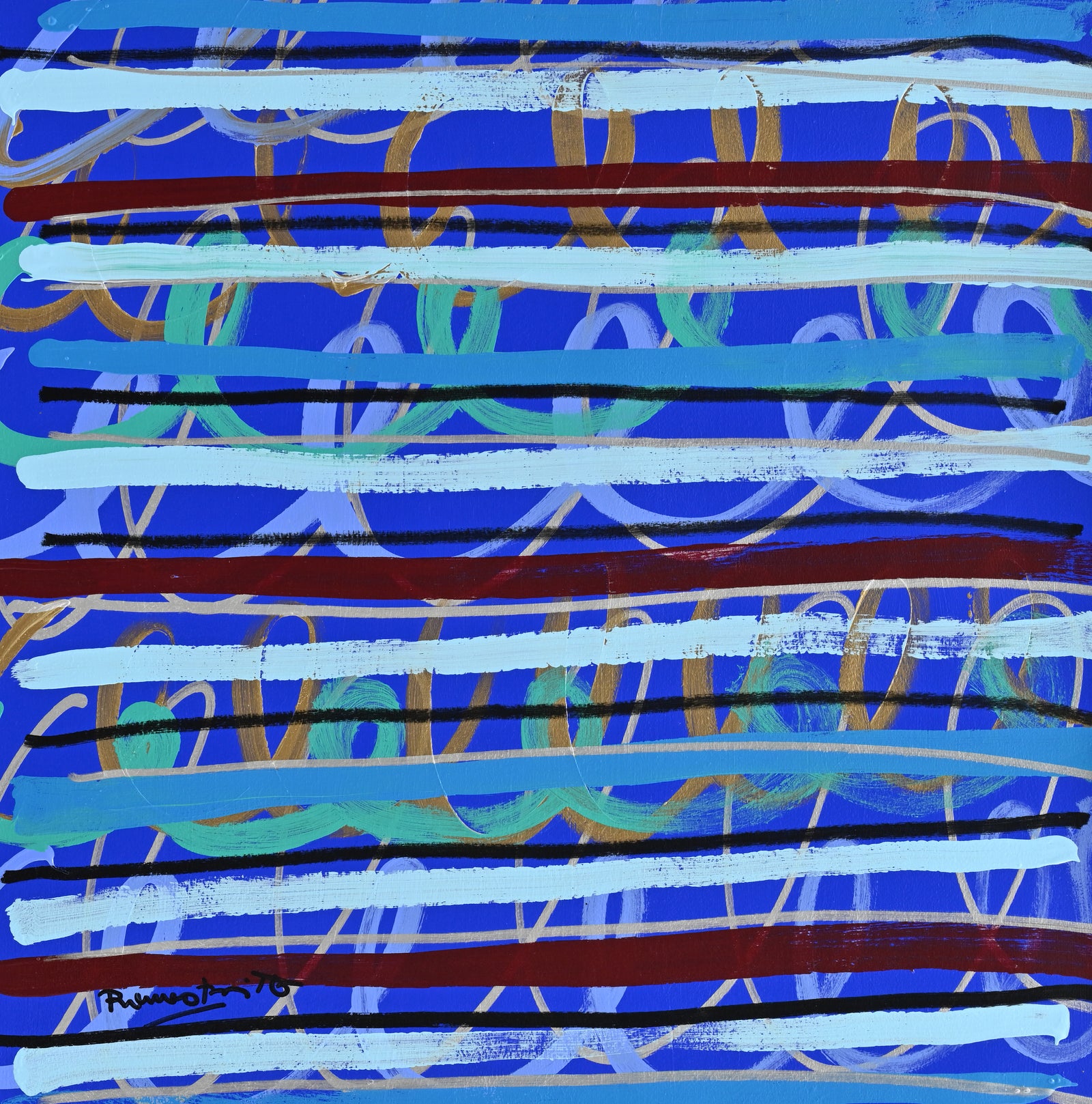 Border Lines - Original Painting