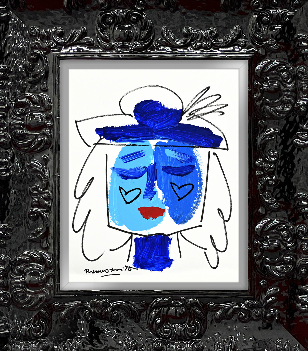 the sicily collection woman original  colorful decorative collectible gift idea