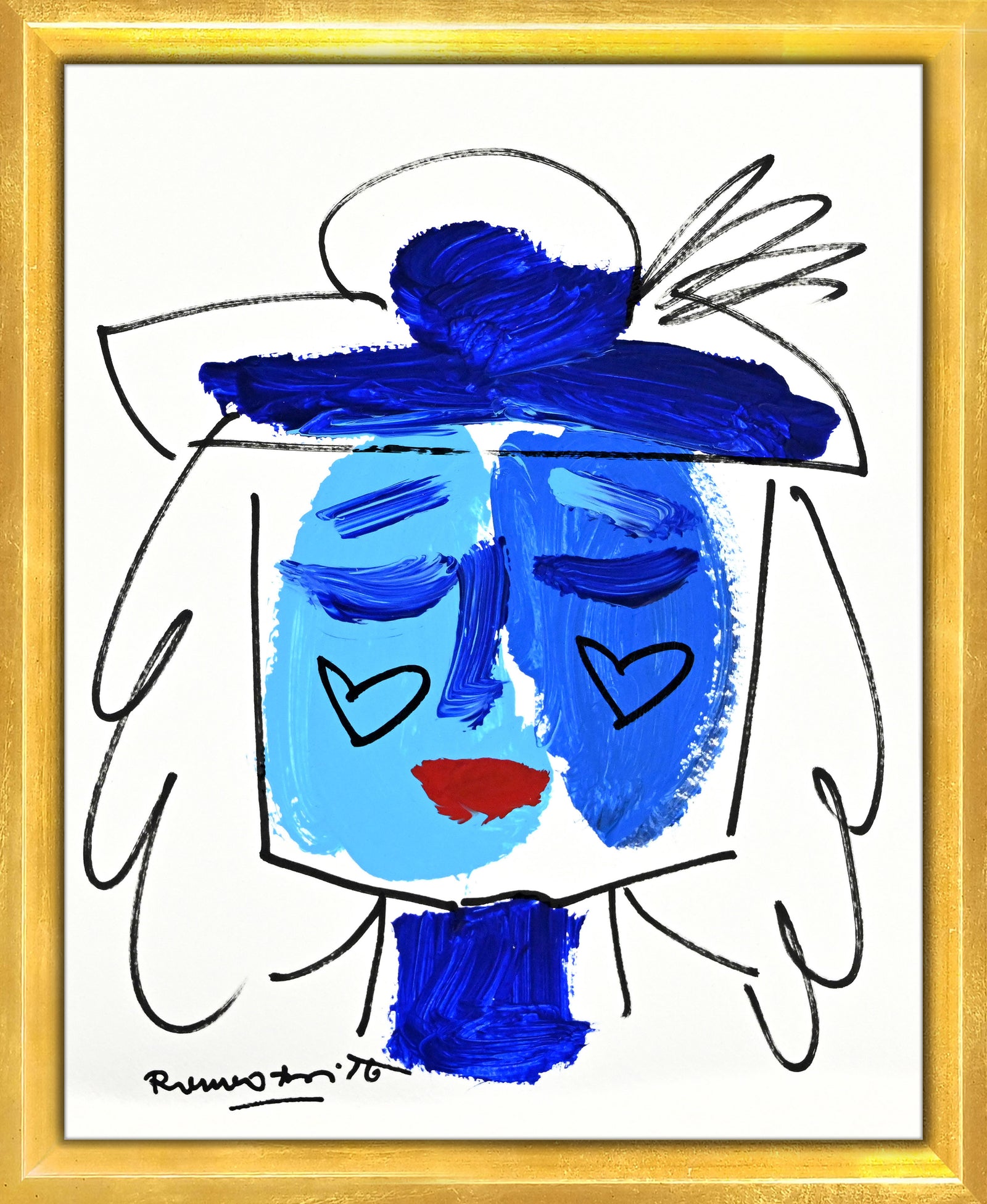 the sicily collection woman original  colorful decorative collectible gift idea
