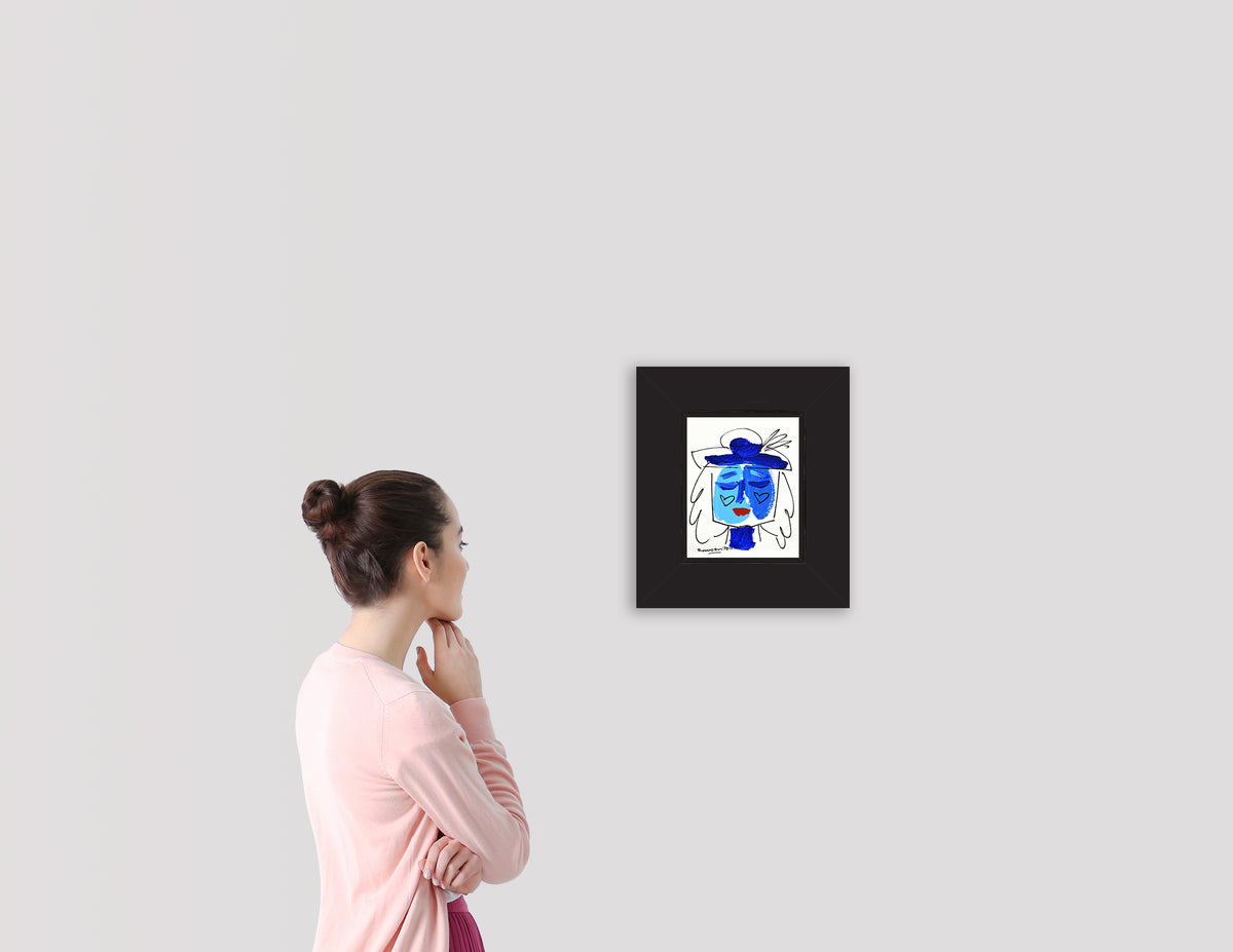 the sicily collection woman original  artistic colorful design collectible