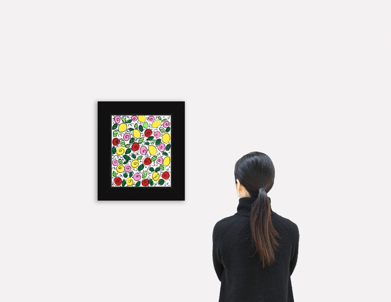 the sicily collection flowers lemons  artistic colorful design collectible