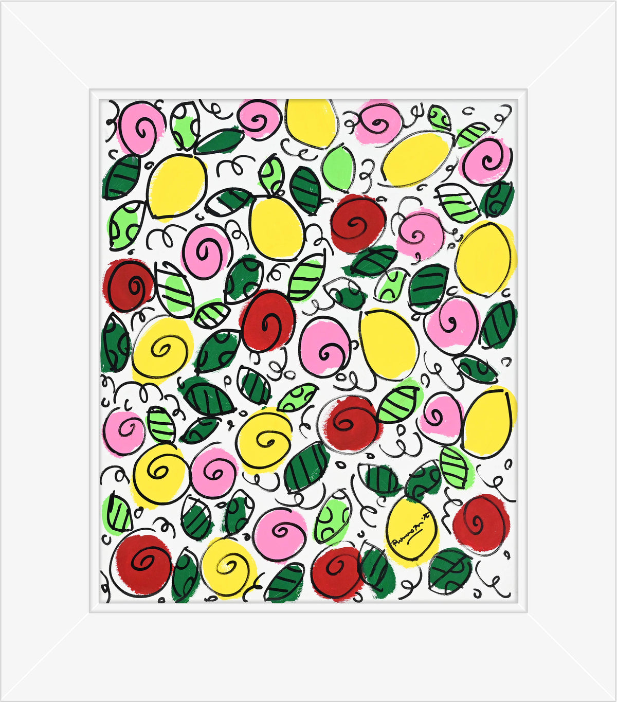 the sicily collection flowers lemons  colorful decorative collectible gift idea