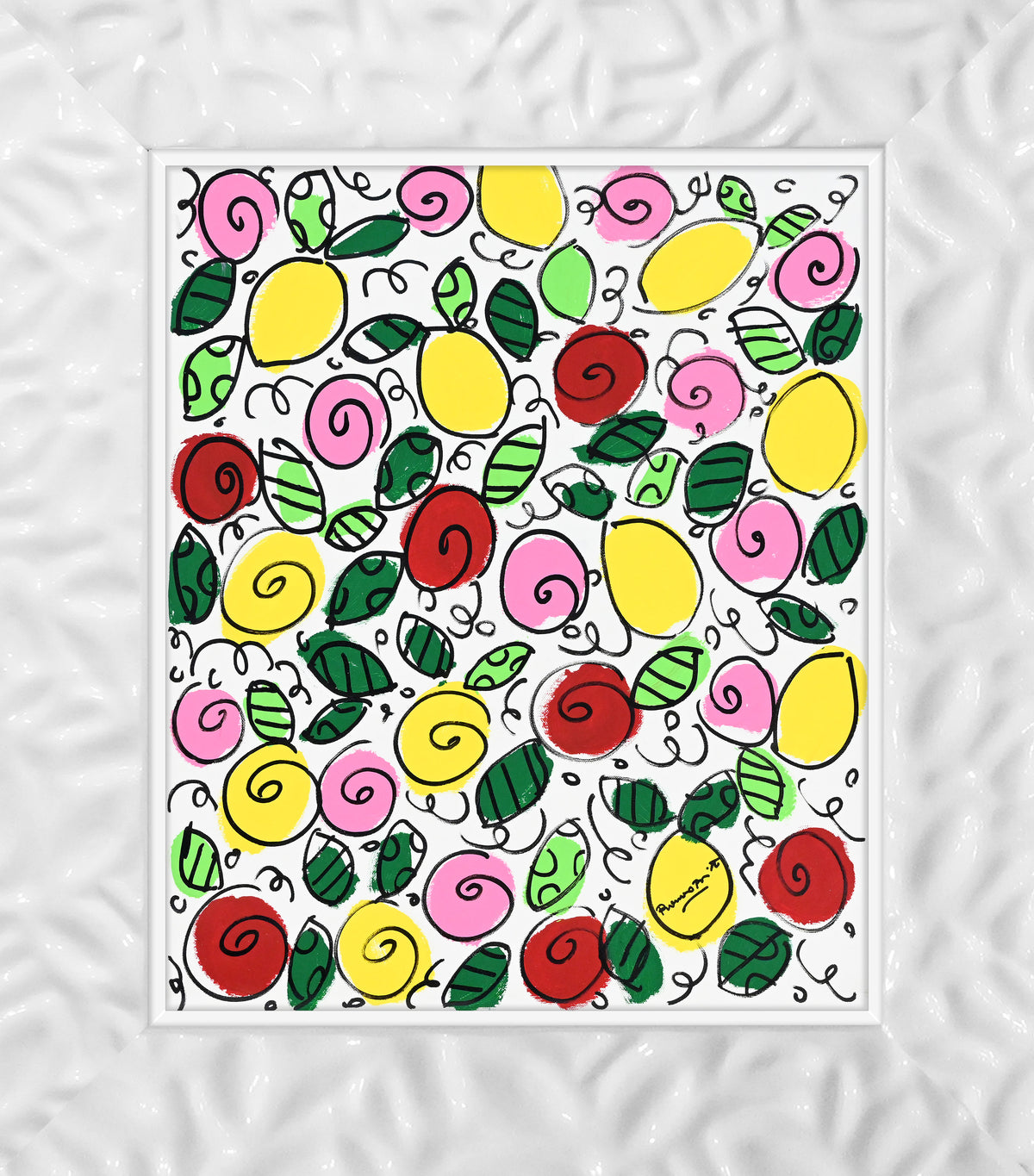 the sicily collection flowers lemons  colorful decorative collectible gift idea