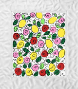 THE SICILY COLLECTION (FLOWERS & LEMONS) - Original Drawing