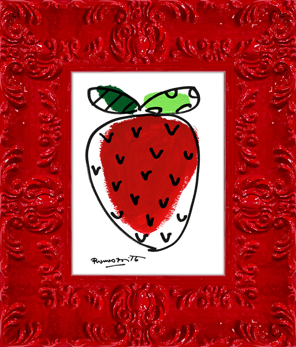 the sicily collection strawberry original  colorful decorative collectible gift idea