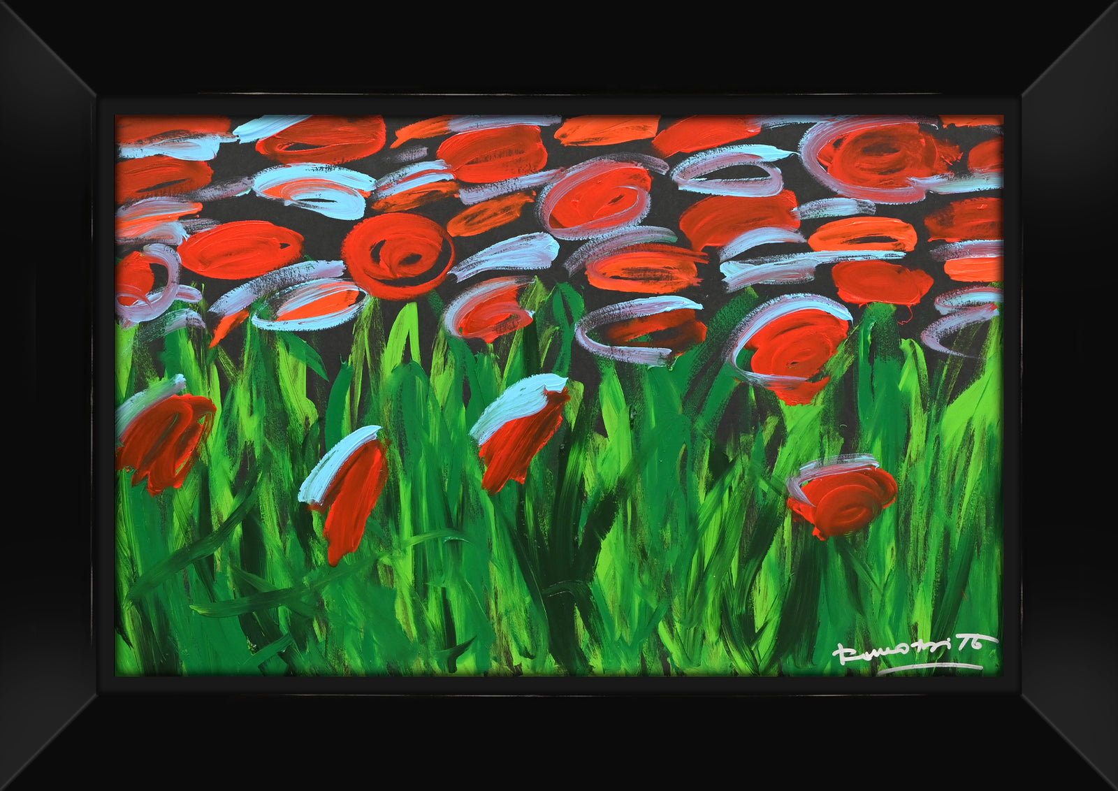 MIDNIGHT GARDEN -  Original Painting