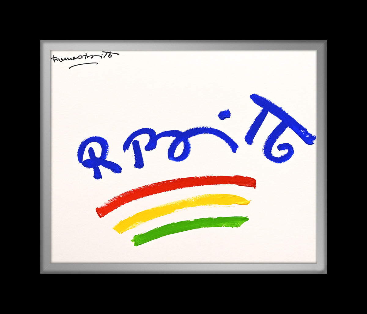 romero color original drawing  colorful decorative collectible gift idea