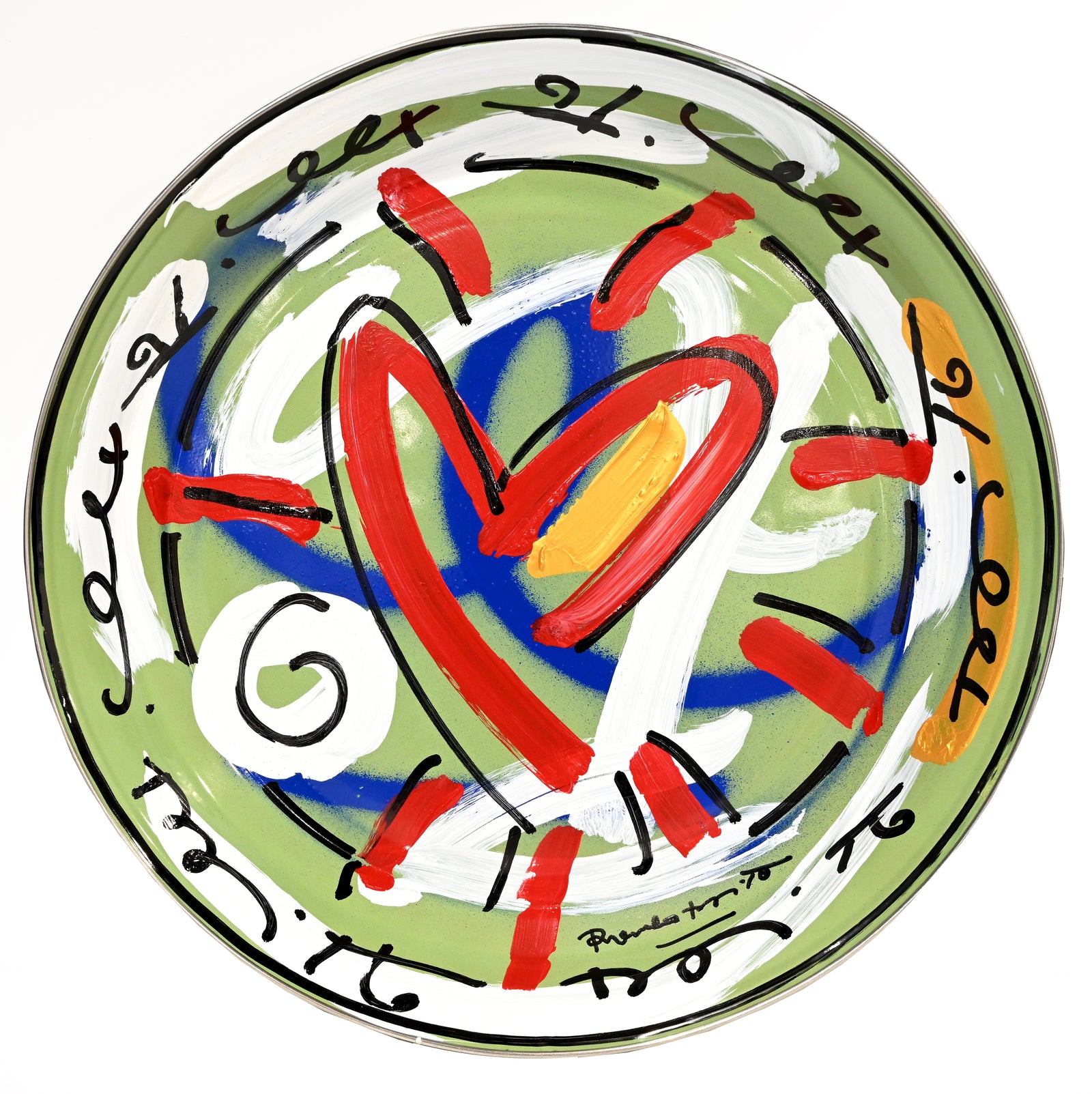 Romero Britto home collection original object art  colorful pop art design