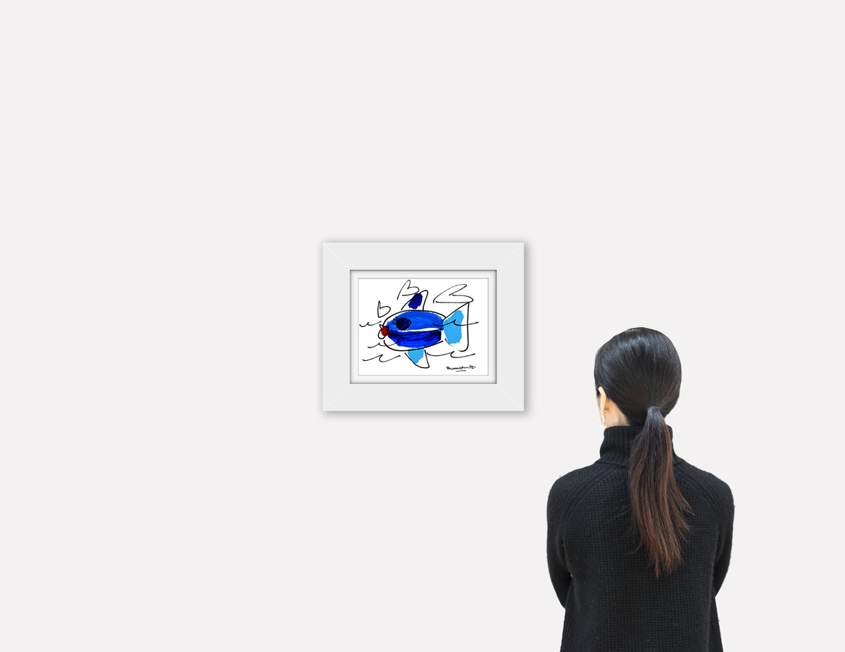 the sicily collection fish original  artistic colorful design collectible