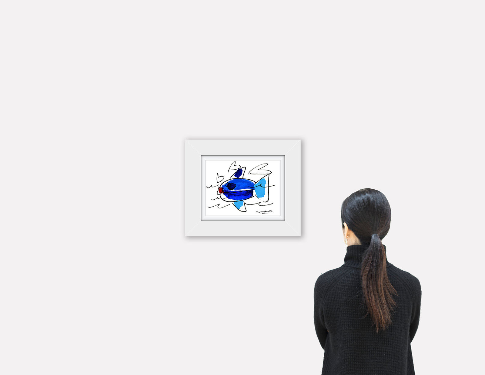 the sicily collection fish original  artistic colorful design collectible