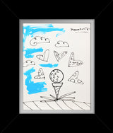 BABY BLUE TEE -  Original Drawing