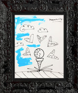 BABY BLUE TEE -  Original Drawing