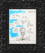 BABY BLUE TEE -  Original Drawing
