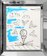 BABY BLUE TEE -  Original Drawing