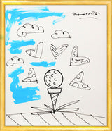 BABY BLUE TEE -  Original Drawing