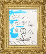 BABY BLUE TEE -  Original Drawing