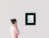 BABY BLUE TEE -  Original Drawing
