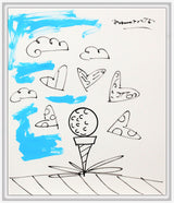 BABY BLUE TEE -  Original Drawing