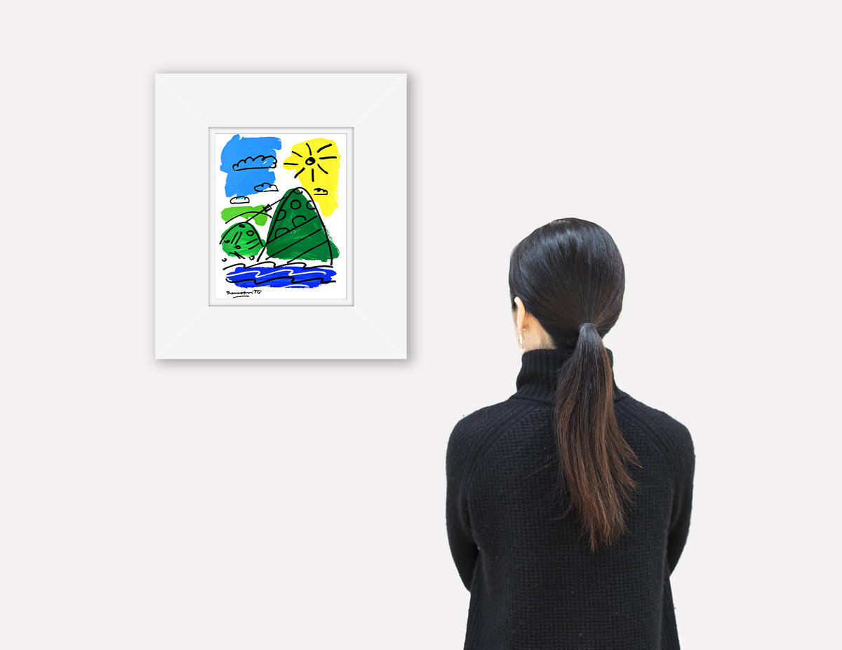 the rio collection original drawing  artistic colorful design collectible