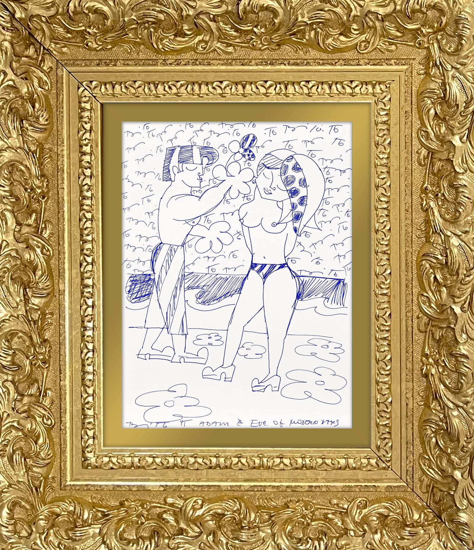 modern pop art adam and eve of modern  vibrant home decor