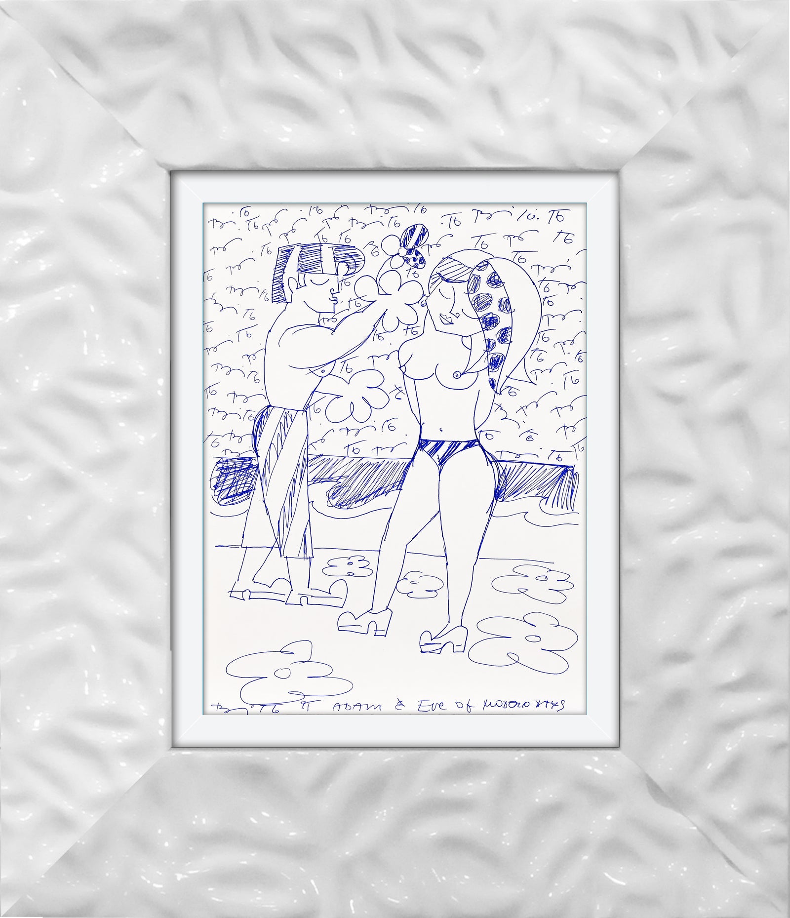 modern pop art adam and eve of modern  vibrant home decor