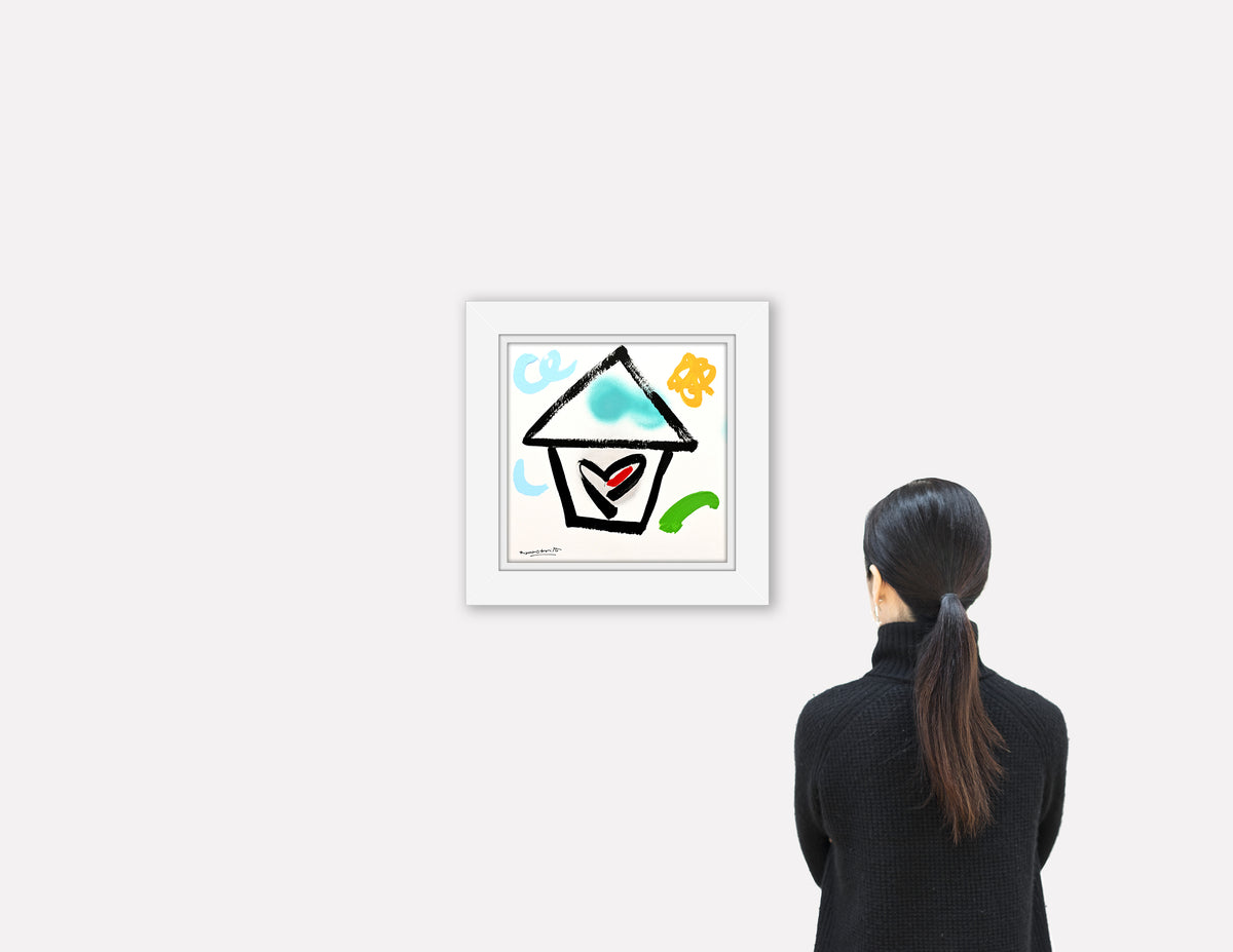 home original drawing  artistic colorful design collectible