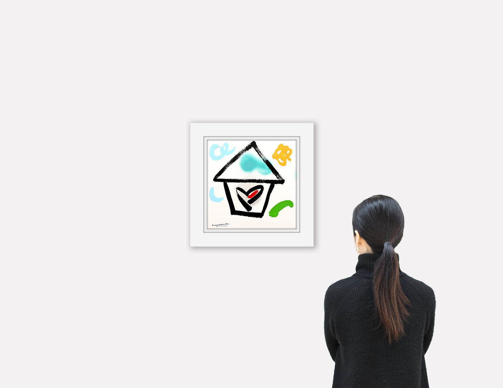 home original drawing  artistic colorful design collectible