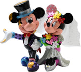 MICKEY & MINNIE WEDDING - Disney by Britto Figurine - TOUCH OF GOLD - HAND SIGNED