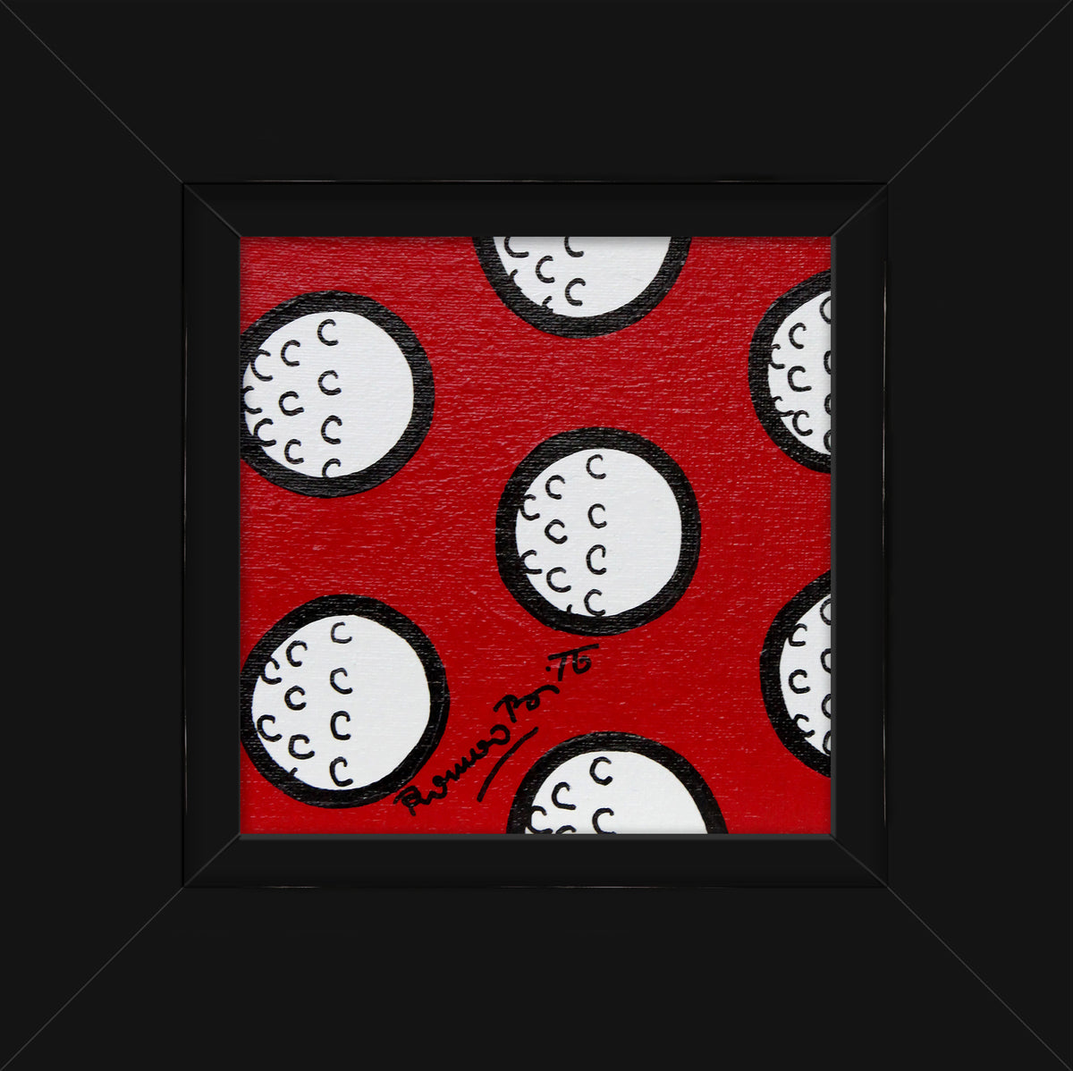 TO DREAM (GOLF BALLS) -  Original Painting