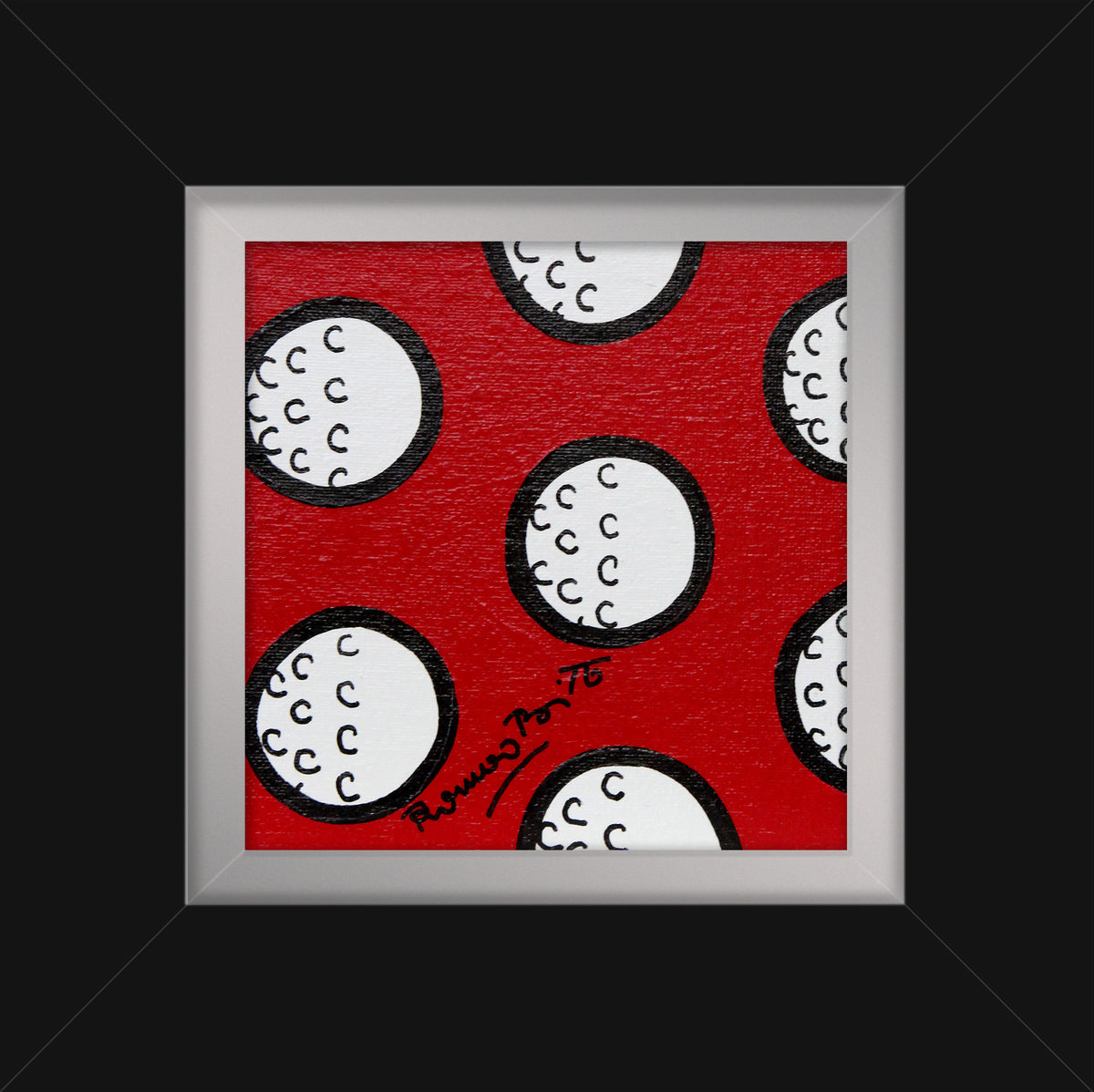 TO DREAM (GOLF BALLS) -  Original Painting