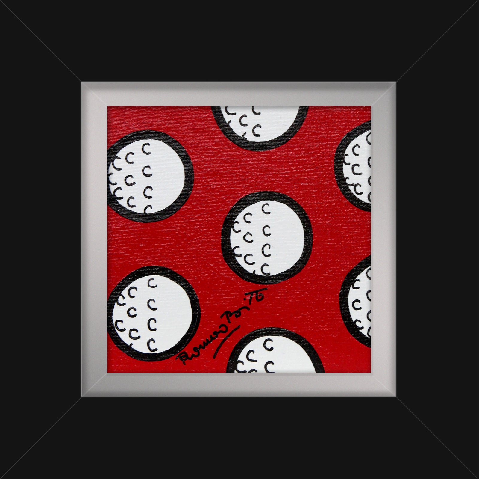 TO DREAM (GOLF BALLS) -  Original Painting