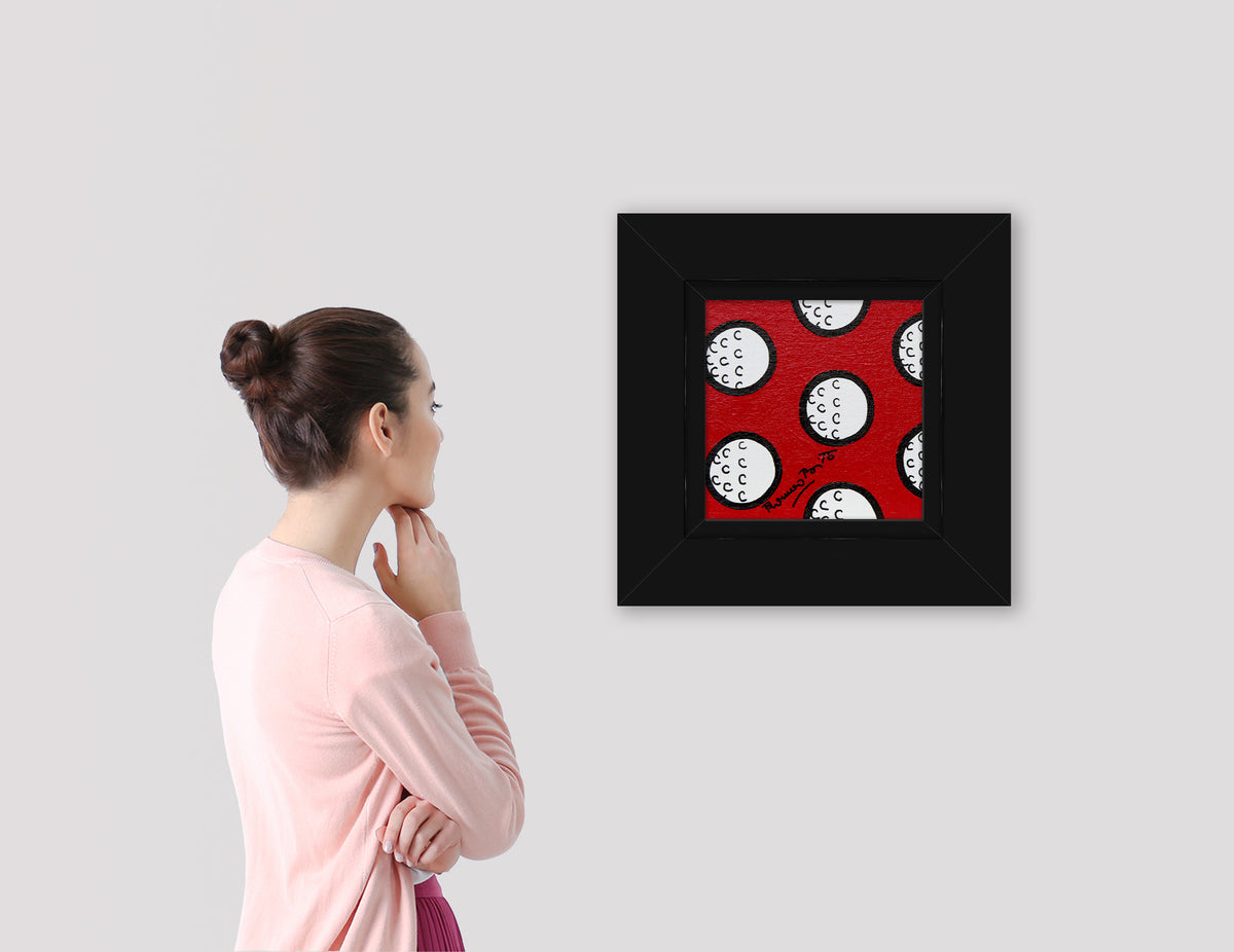 TO DREAM (GOLF BALLS) -  Original Painting