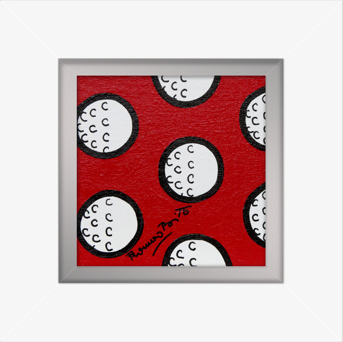 TO DREAM (GOLF BALLS) -  Original Painting