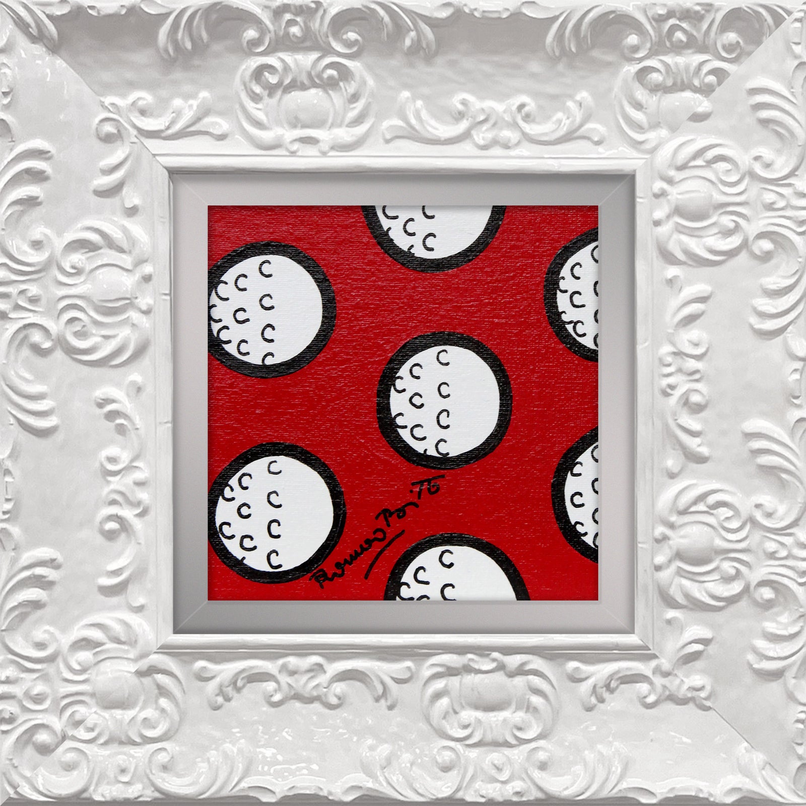 TO DREAM (GOLF BALLS) -  Original Painting