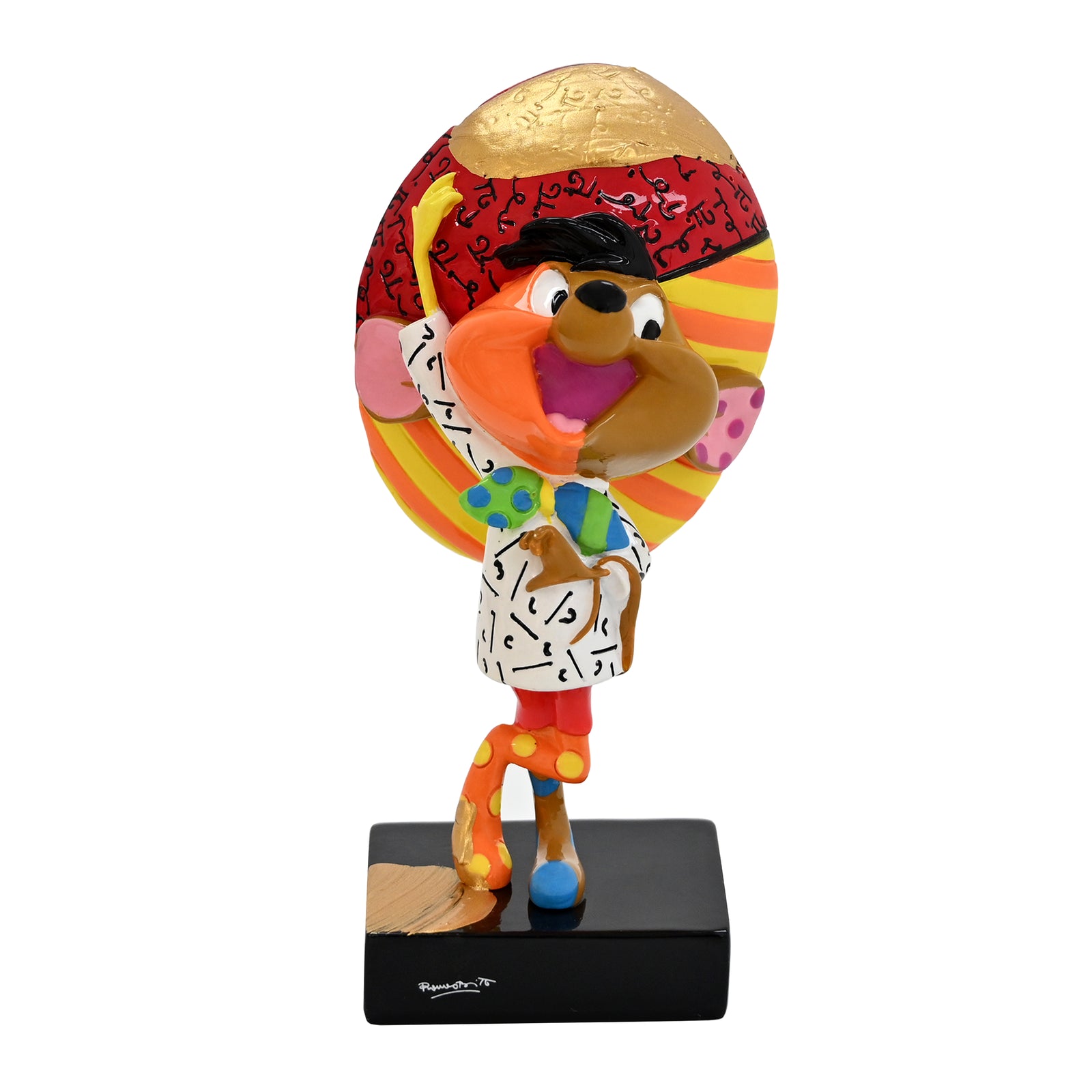 Speedy Gonzales - Looney Tunes By Britto - Original Touch Of Gold Sculpture