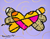 HAPPINESS COLLECTION (FLYING HEART) - Original Painting