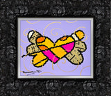 HAPPINESS COLLECTION (FLYING HEART) - Original Painting