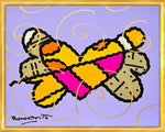 HAPPINESS COLLECTION (FLYING HEART) - Original Painting