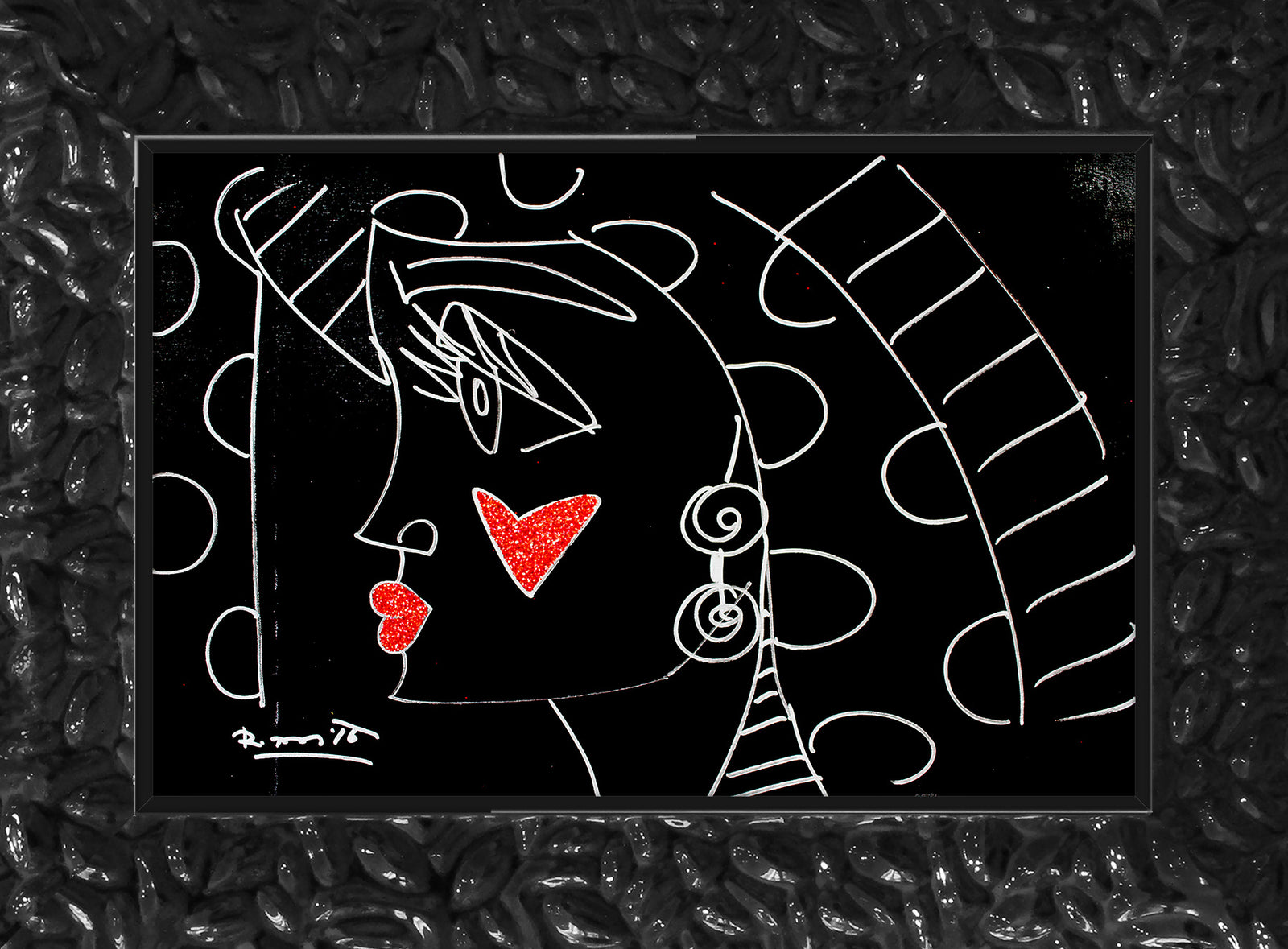 thoughts original drawing  artistic colorful design collectible