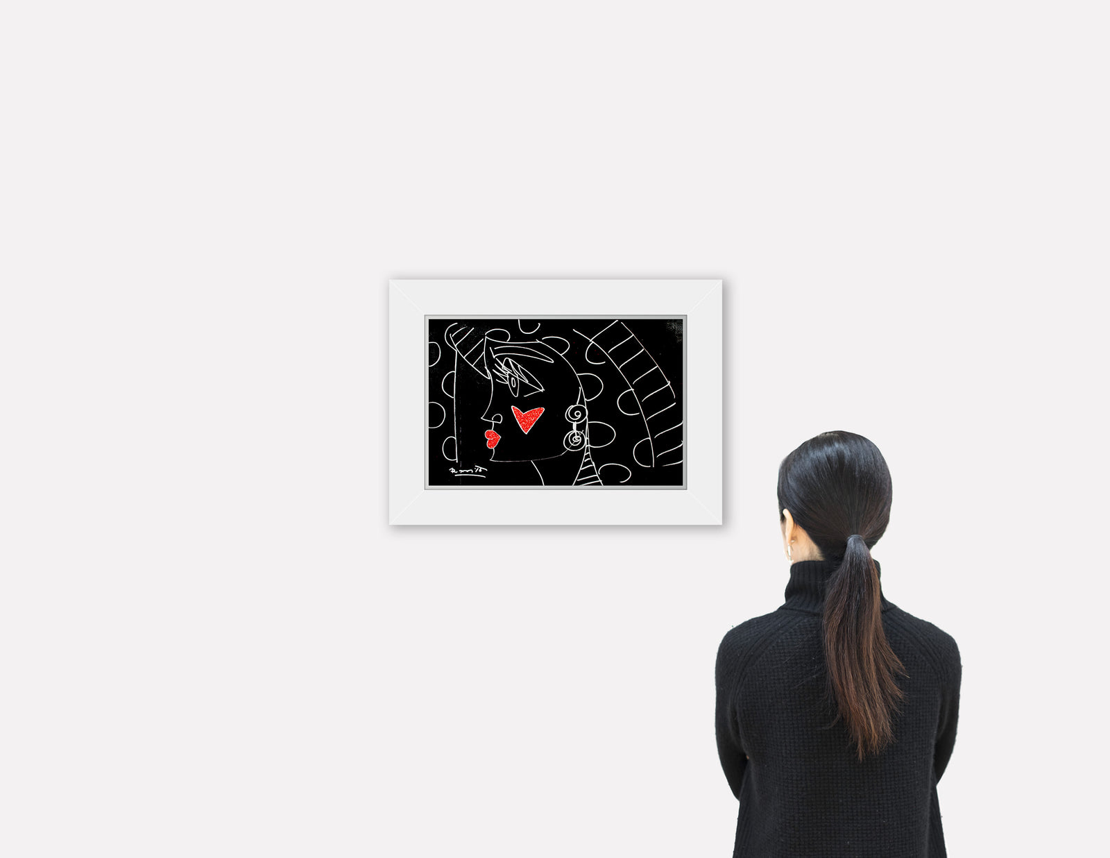 thoughts original drawing  artistic colorful design collectible