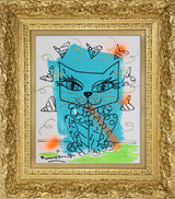 AQUA CAT -  Original Drawing