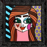 GREEN EYES -  Original Painting *SOLD*