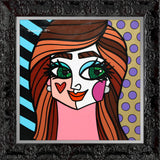 GREEN EYES -  Original Painting *SOLD*