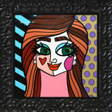 GREEN EYES -  Original Painting *SOLD*